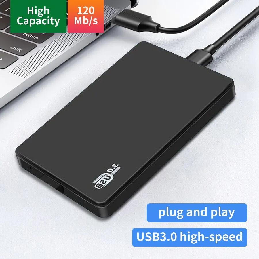 HDD 2.5 SATA to USB 3.0 어댑터, SSD 디스크 케이스용 하드 드라이브 인클로저, HD 외장